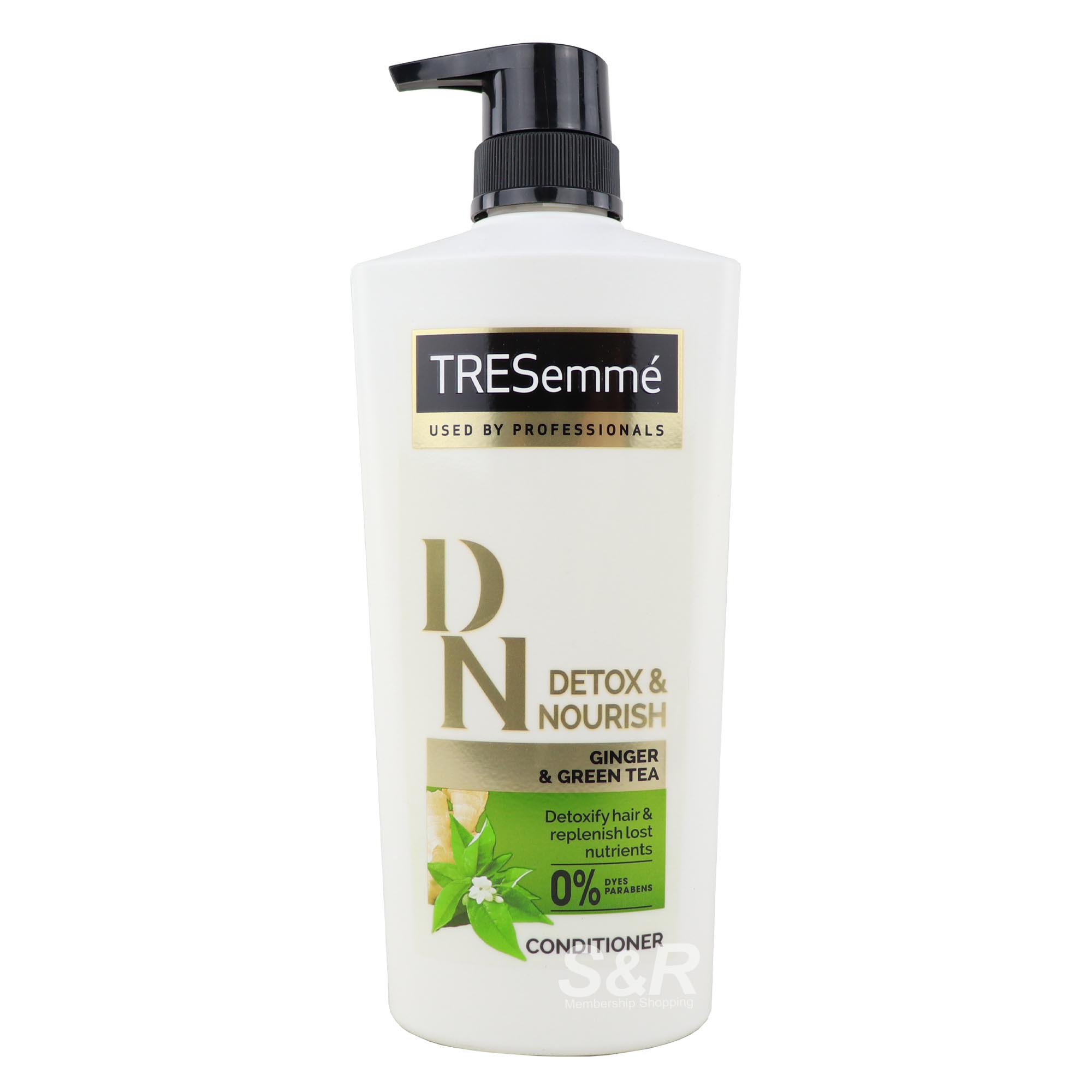 Tresemme Detox and Nourish in Ginger and Green Tea Conditioner 620mL